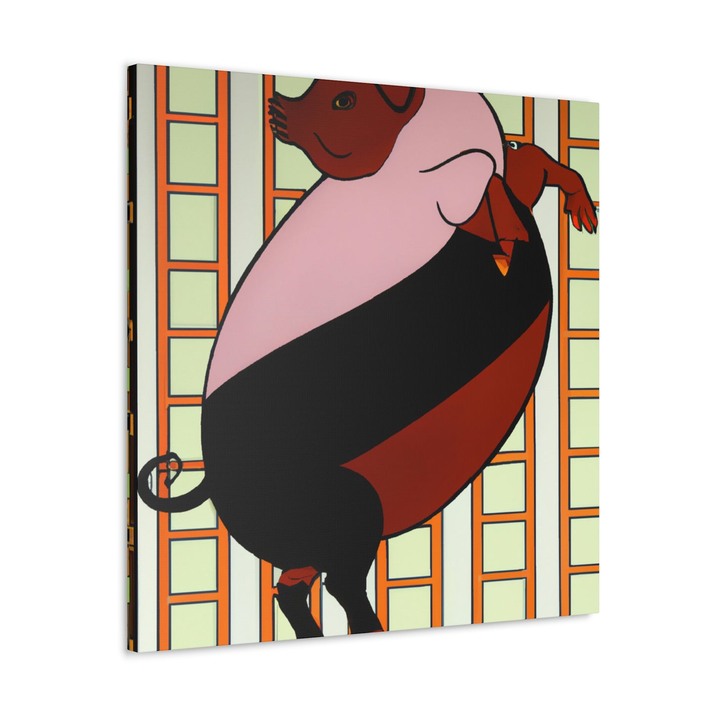 Piggy's Plump Palette - Canvas