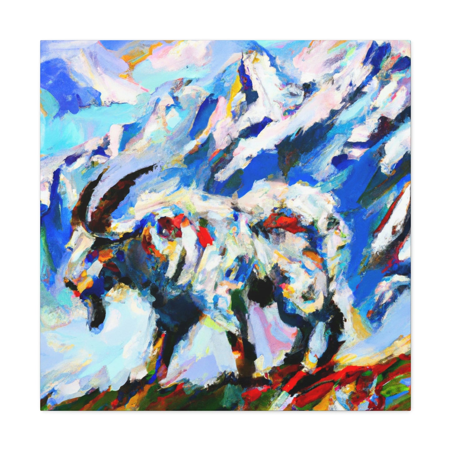 Mountain Goat Constellation - Canvas