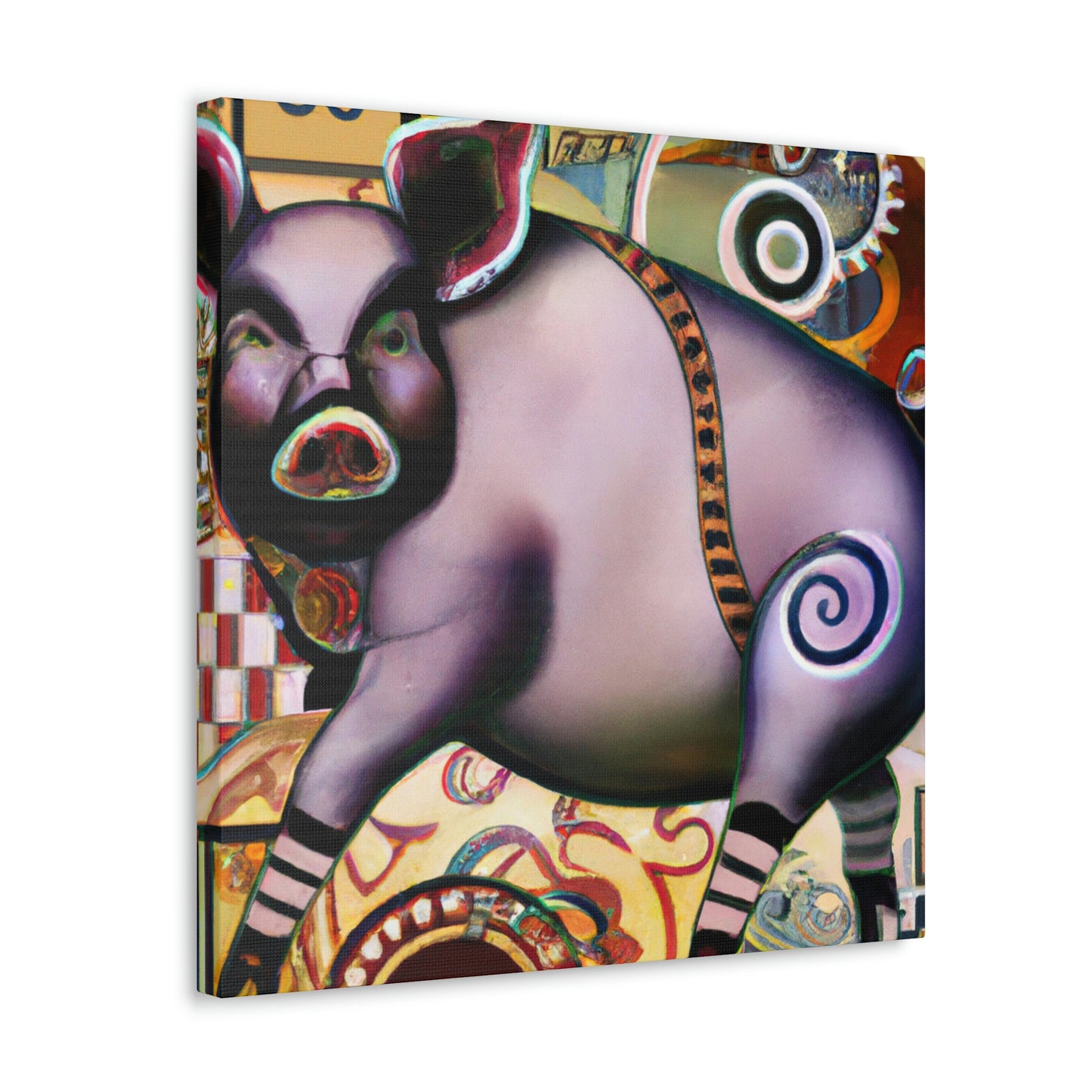 Pig of Affluence. - Canvas