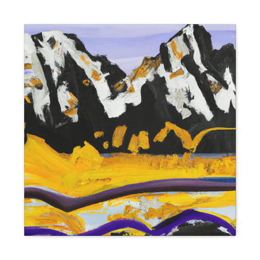 "Majestic Mountain Vistas" - Canvas