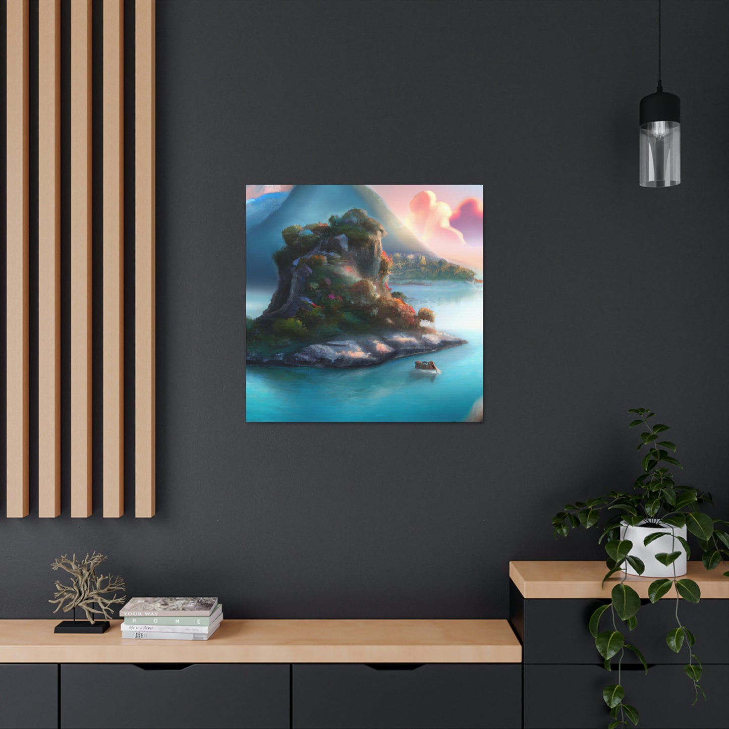 Radiant Frozen Moment - Canvas