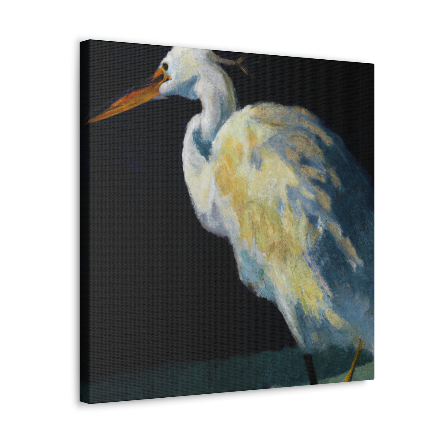 Snowy Egret Serenity - Canvas