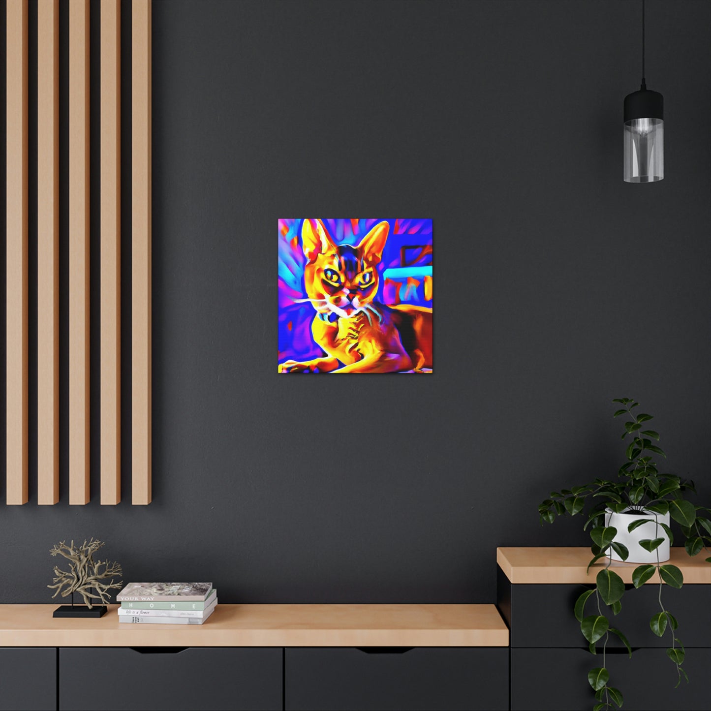 Abyssinian Pop Splendor - Canvas