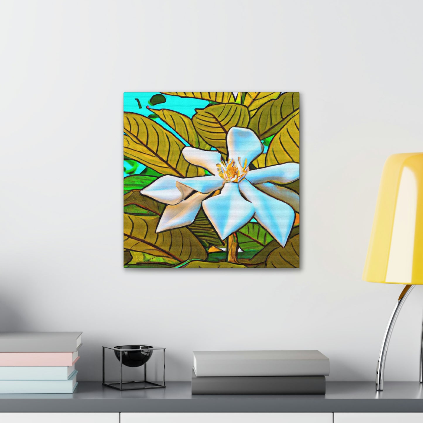 Gardenia Pop Pop Art - Canvas