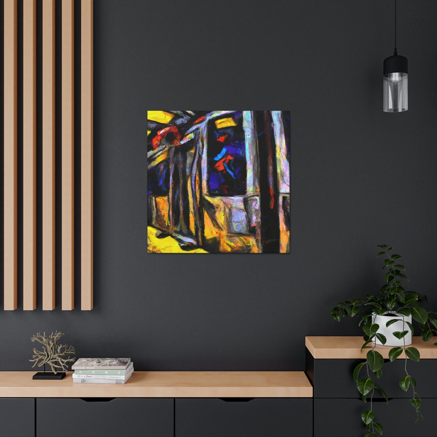 Subway Train - Primeval - Canvas