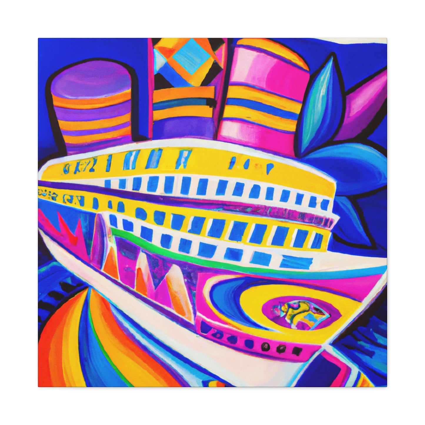 "Cruising the Deco Era" - Canvas