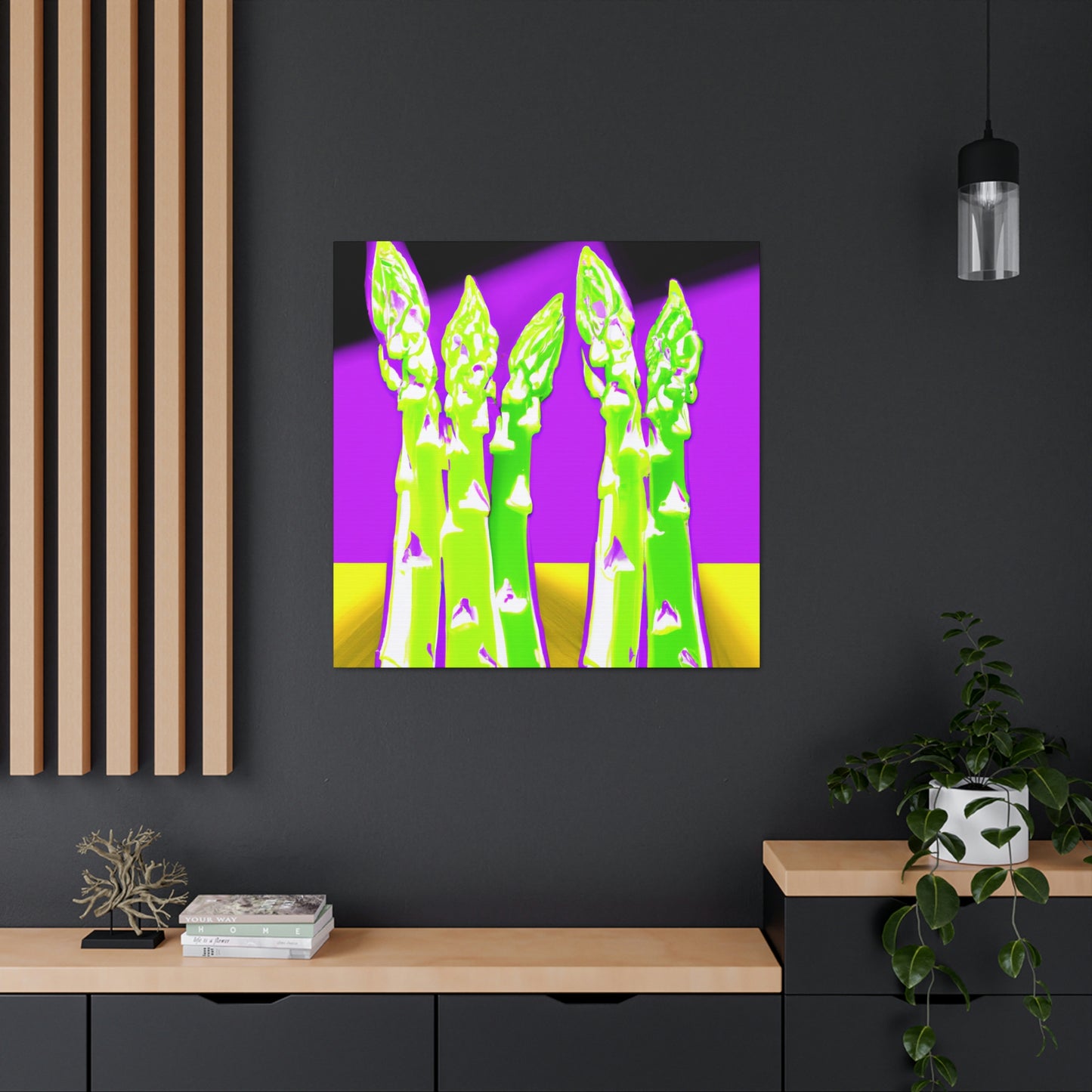 Asparagus Pop Explosion - Canvas