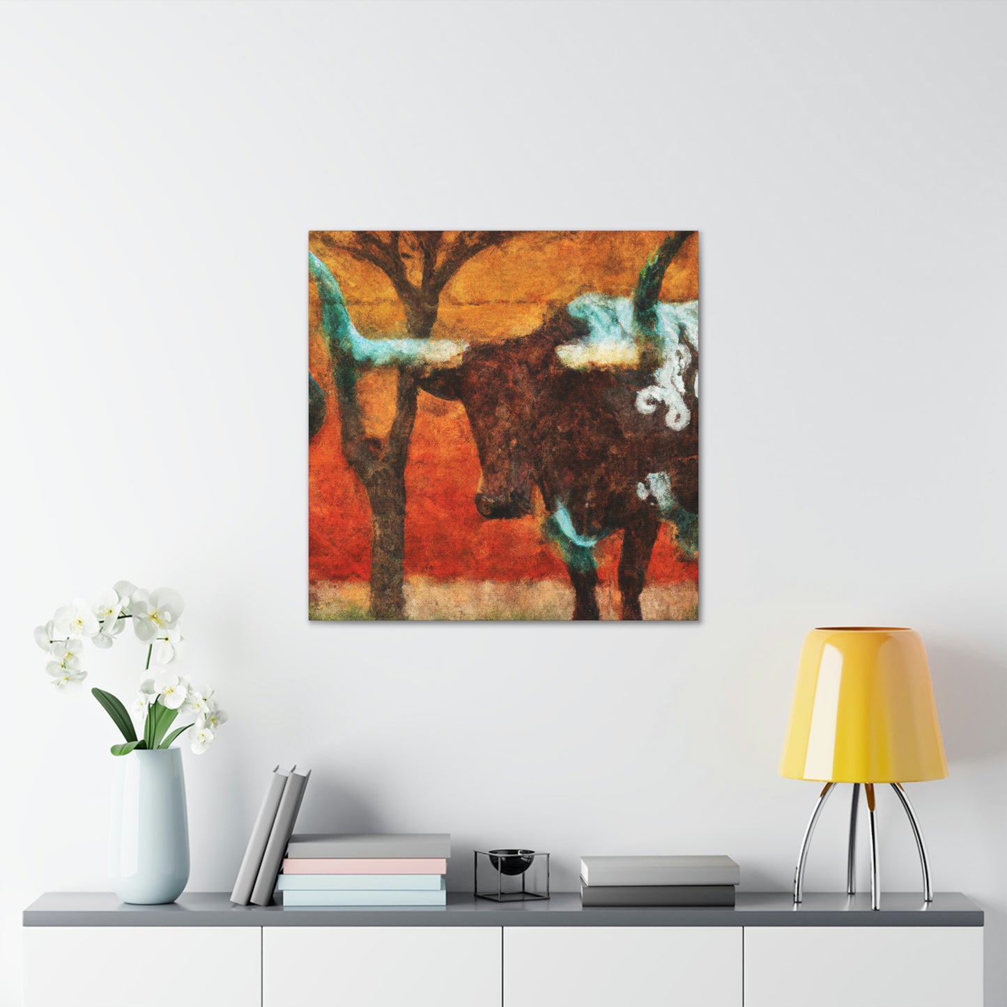 Texas Longhorn Power - Canvas