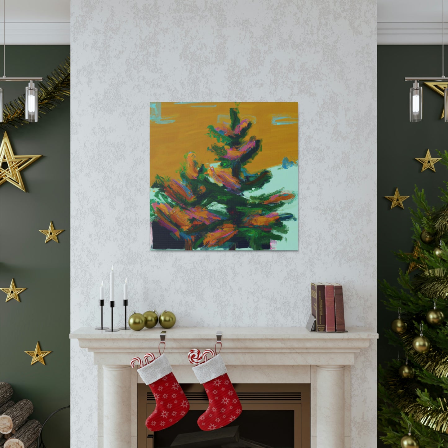 "Fir Tree Expressionism" - Canvas