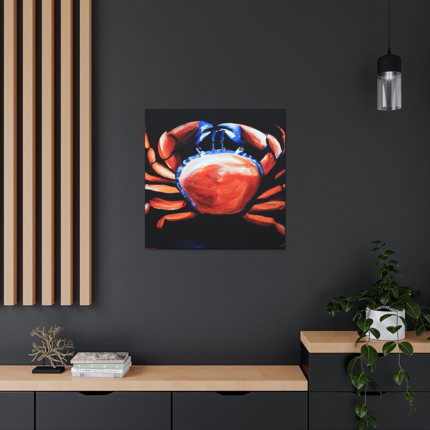 Crab in Expressionism - Canvas