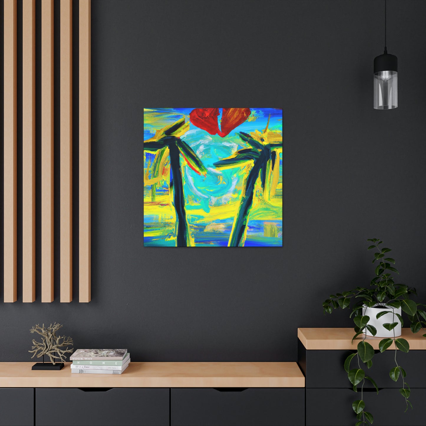 Lovely Palm Treescape - Canvas