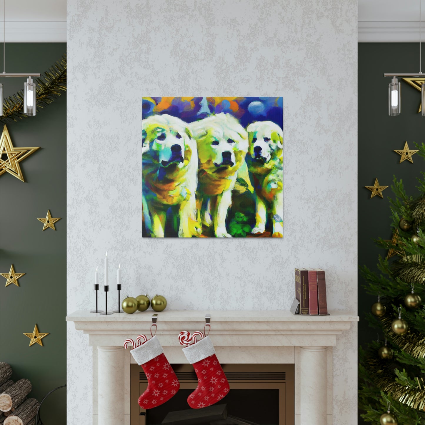 Great Pyrenees Mystery - Canvas