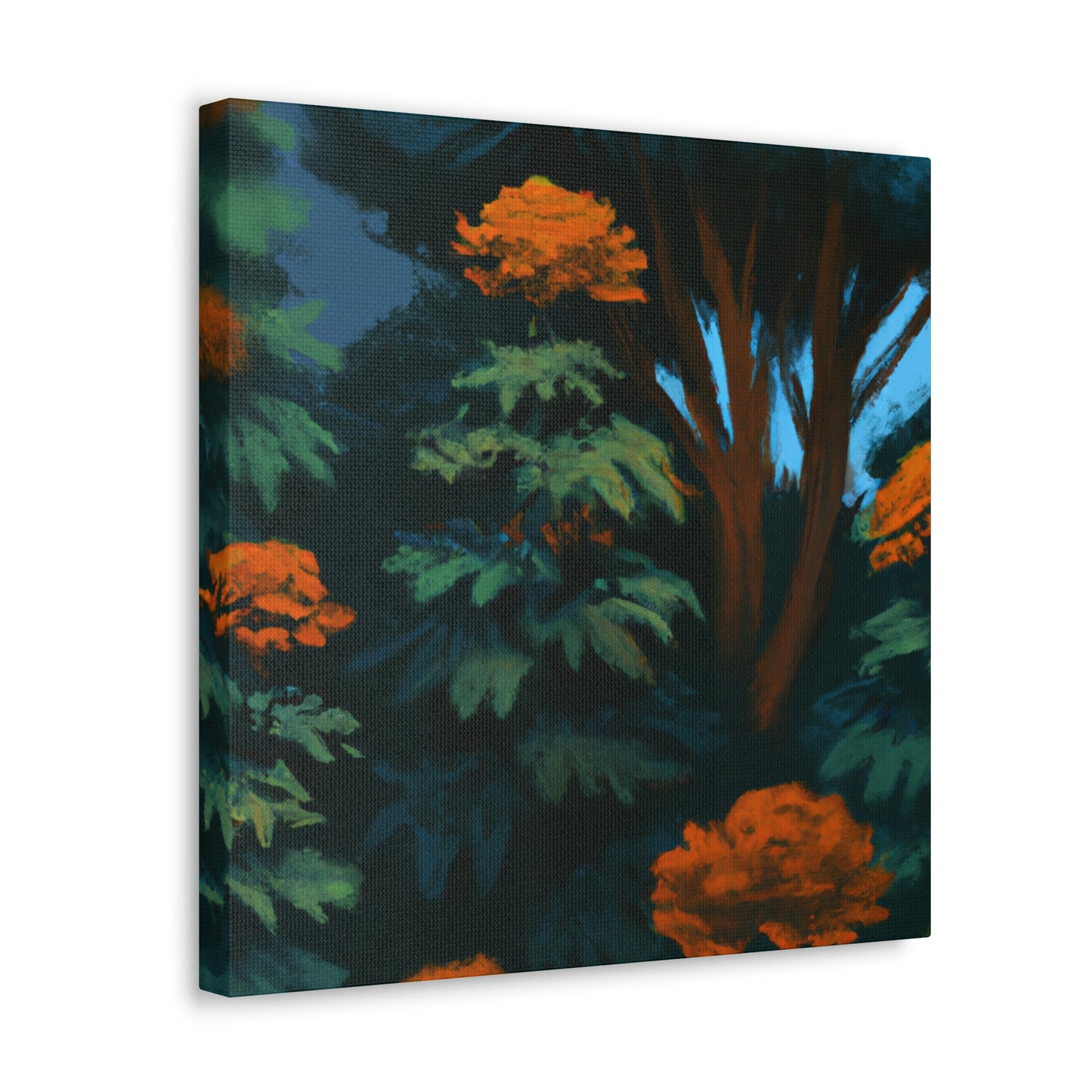 Marigolds in Bloom - Canvas