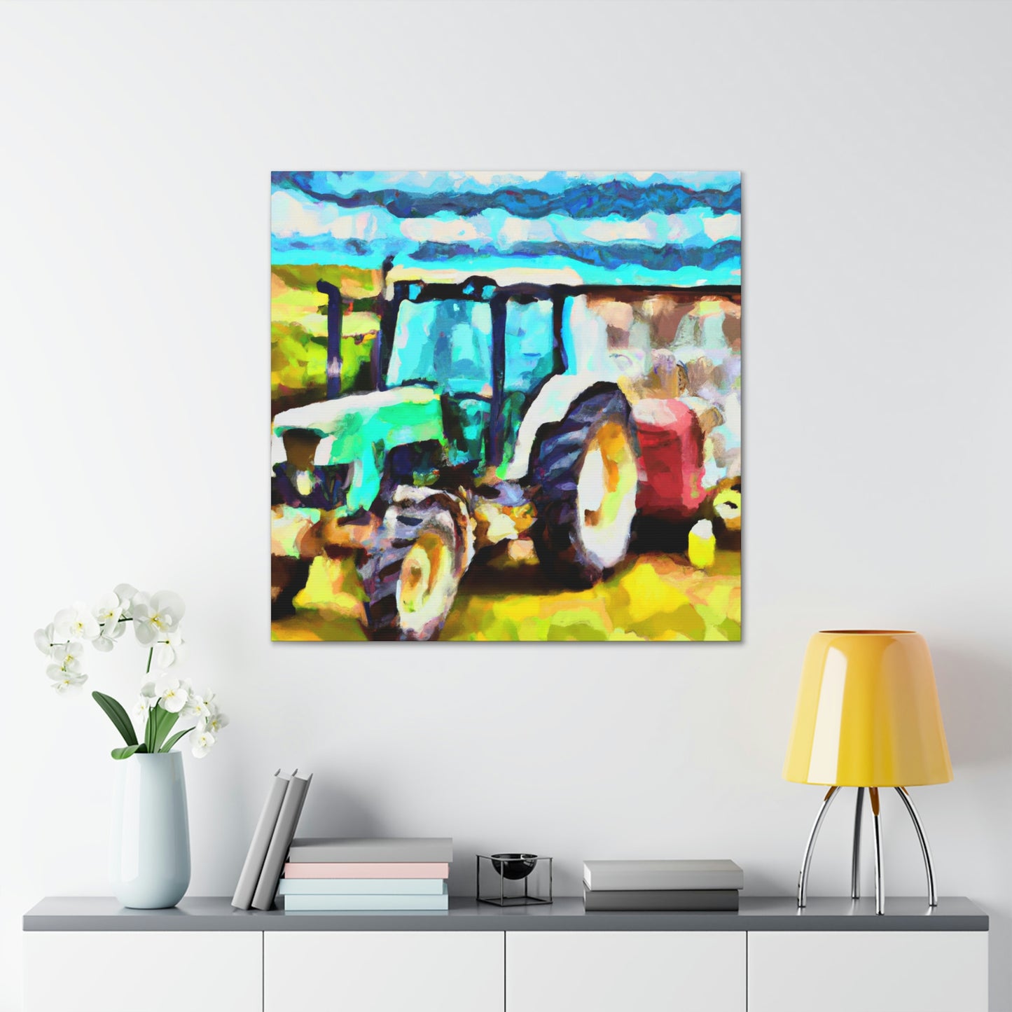 A Tractor's Endurance - Canvas