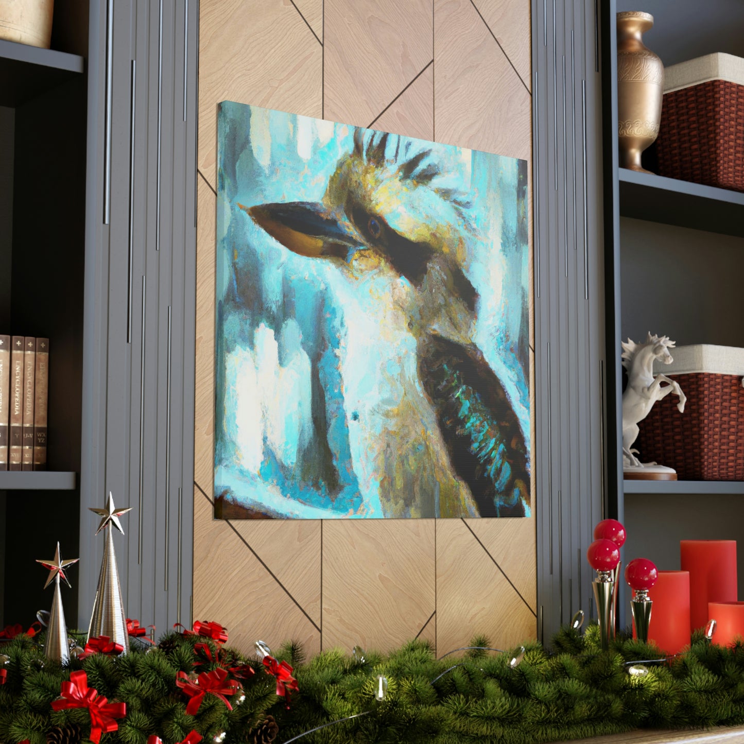 Kookaburra in Flight - Canvas