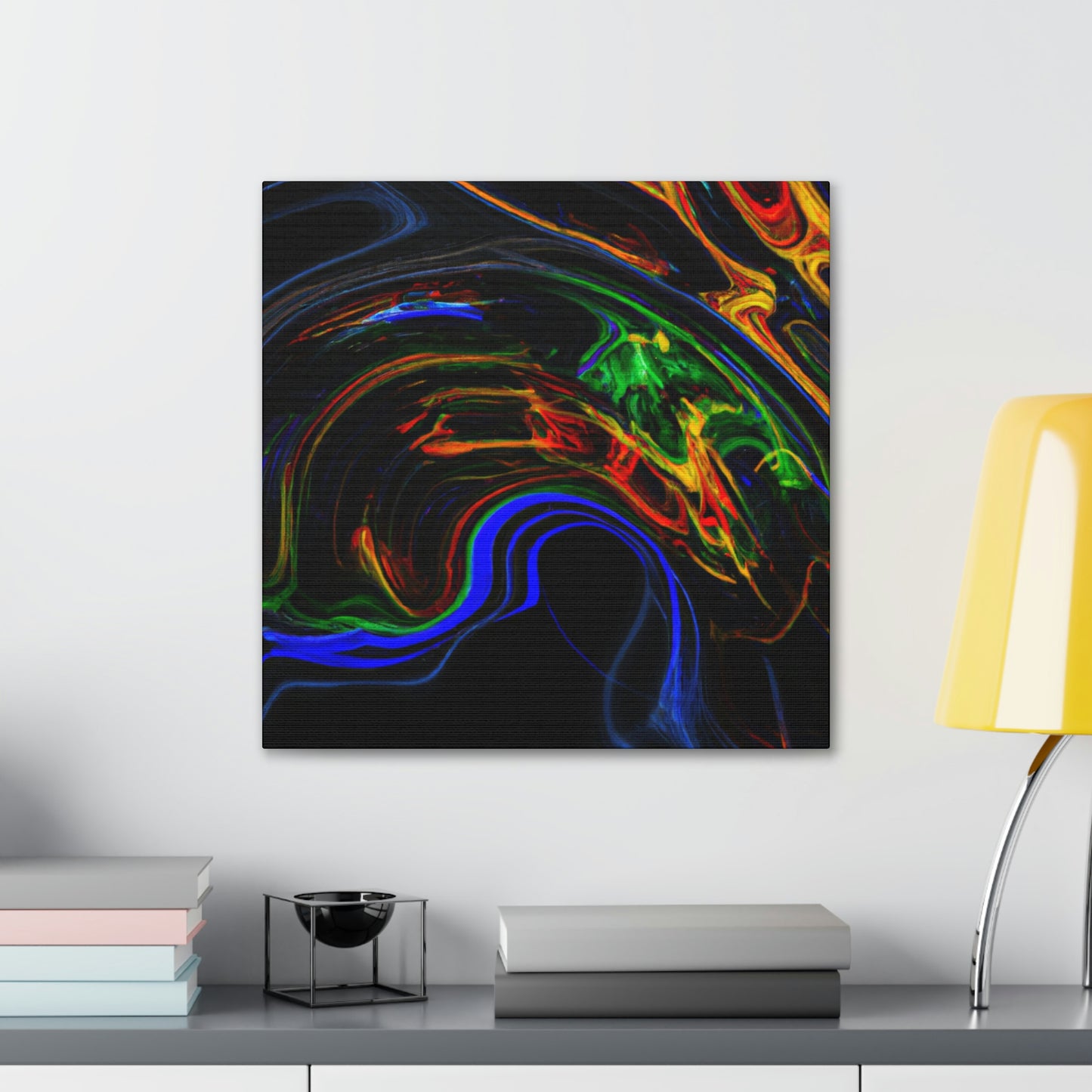 Dawn of Flowing Colors - Canvas