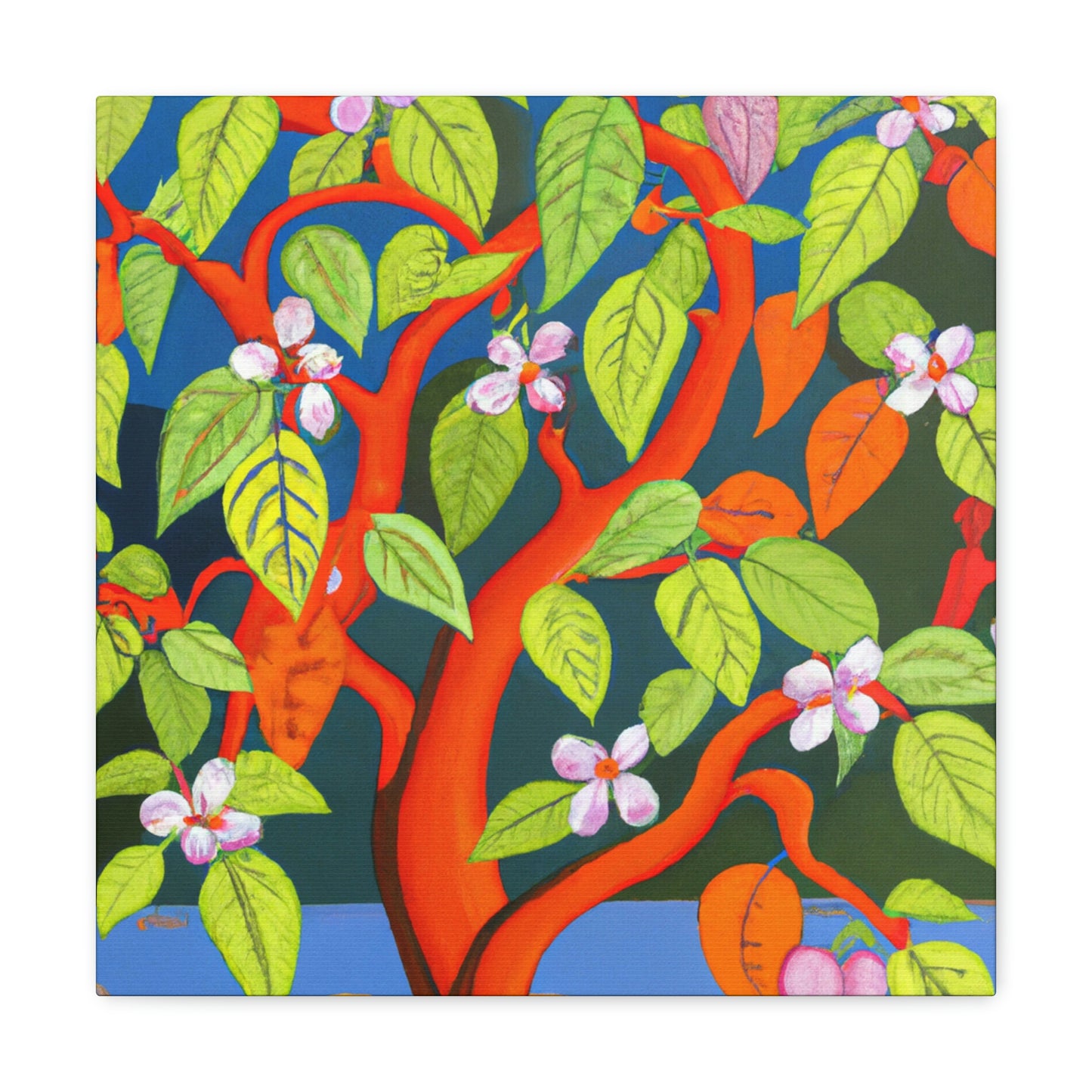 "Dogwood Tree Dreamscape" - Canvas