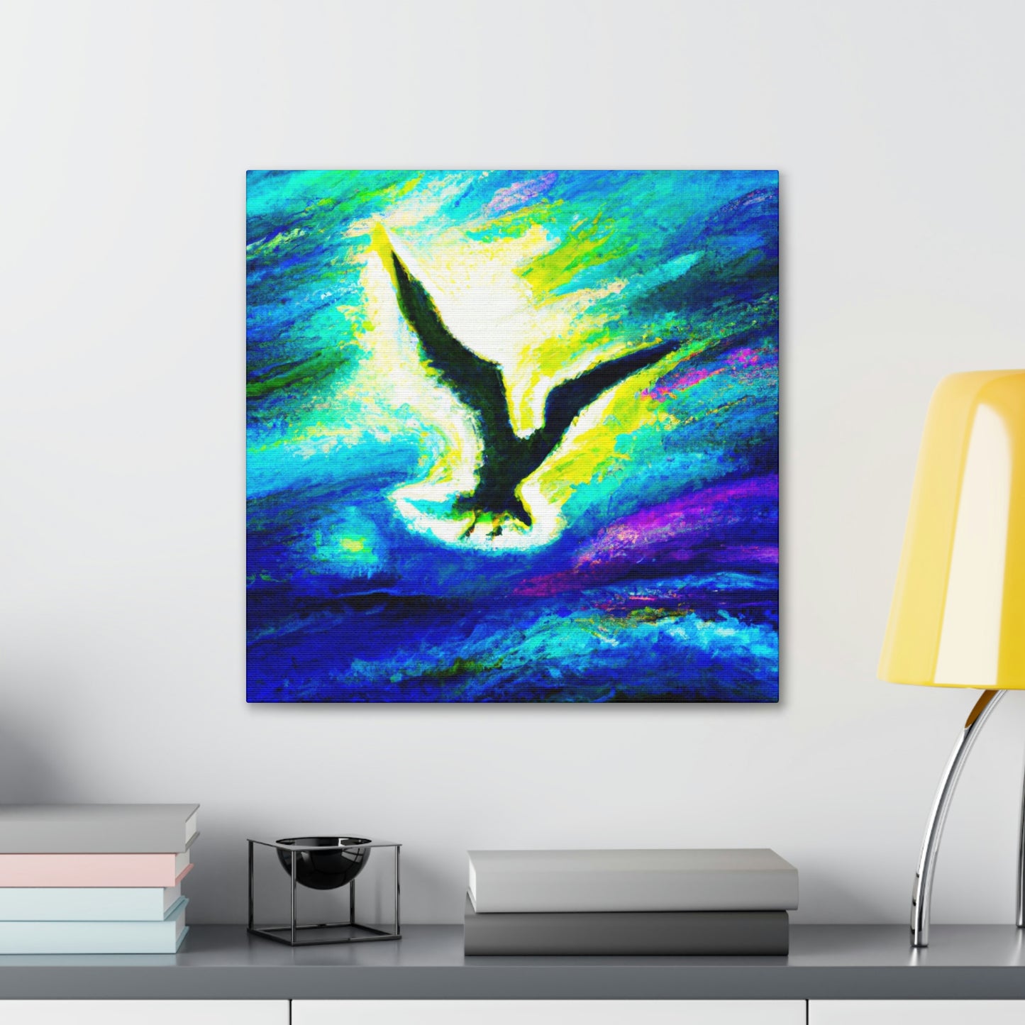 Seagull in Flight - Canvas