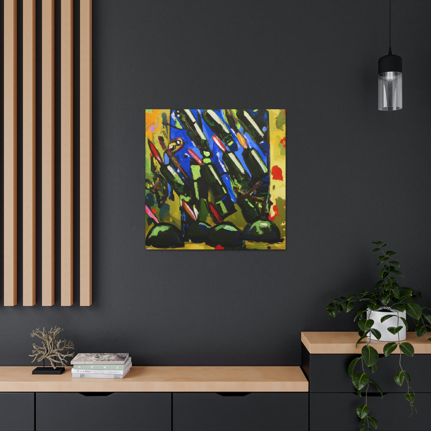 Ammo in Abstract Art - Canvas