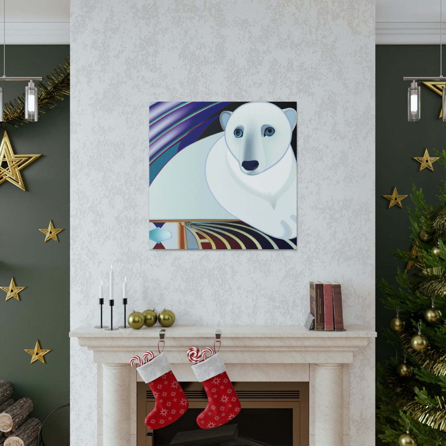 Ermine's Shining Splendor - Canvas