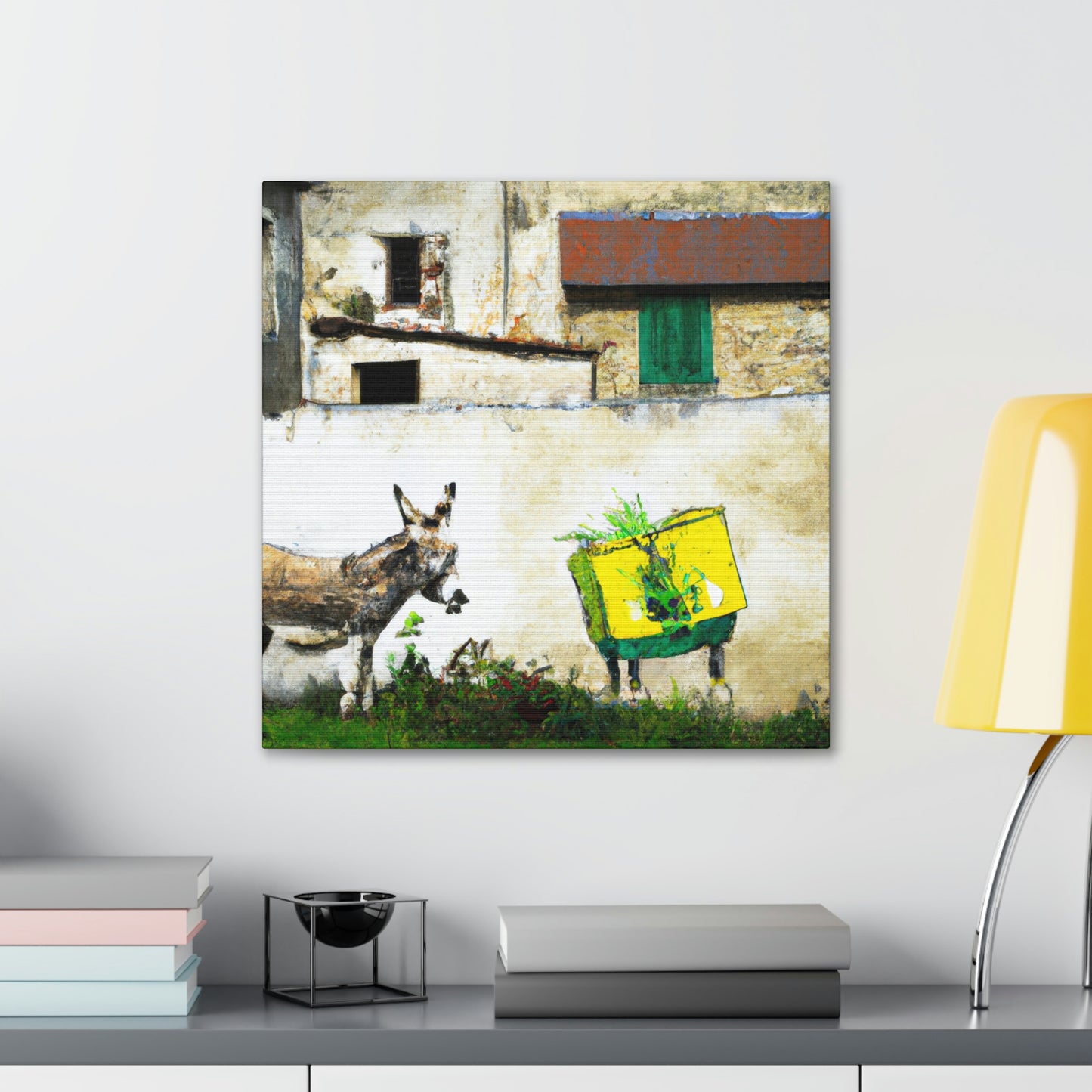 "Donkey Street Mural" - Canvas