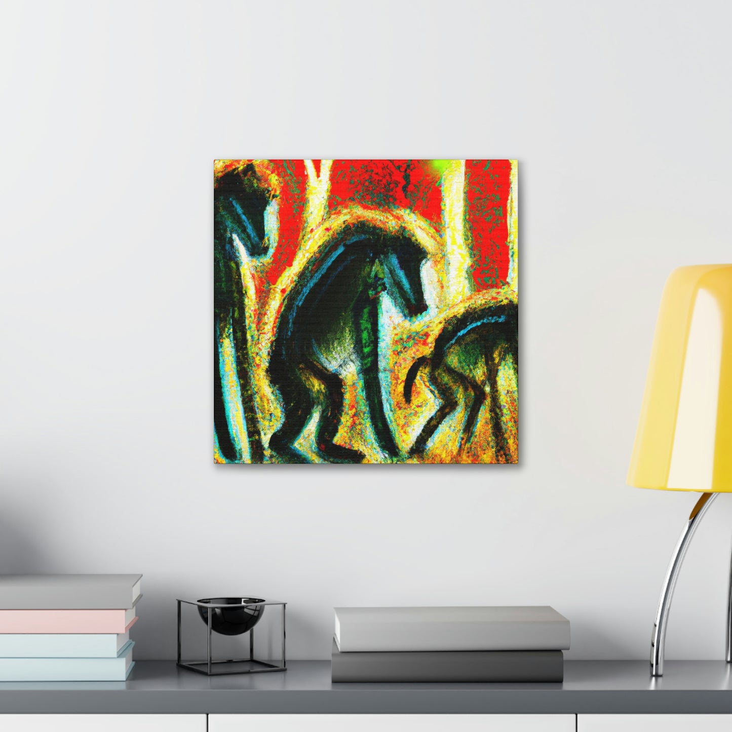 "Baboon In Expressionism" - Canvas