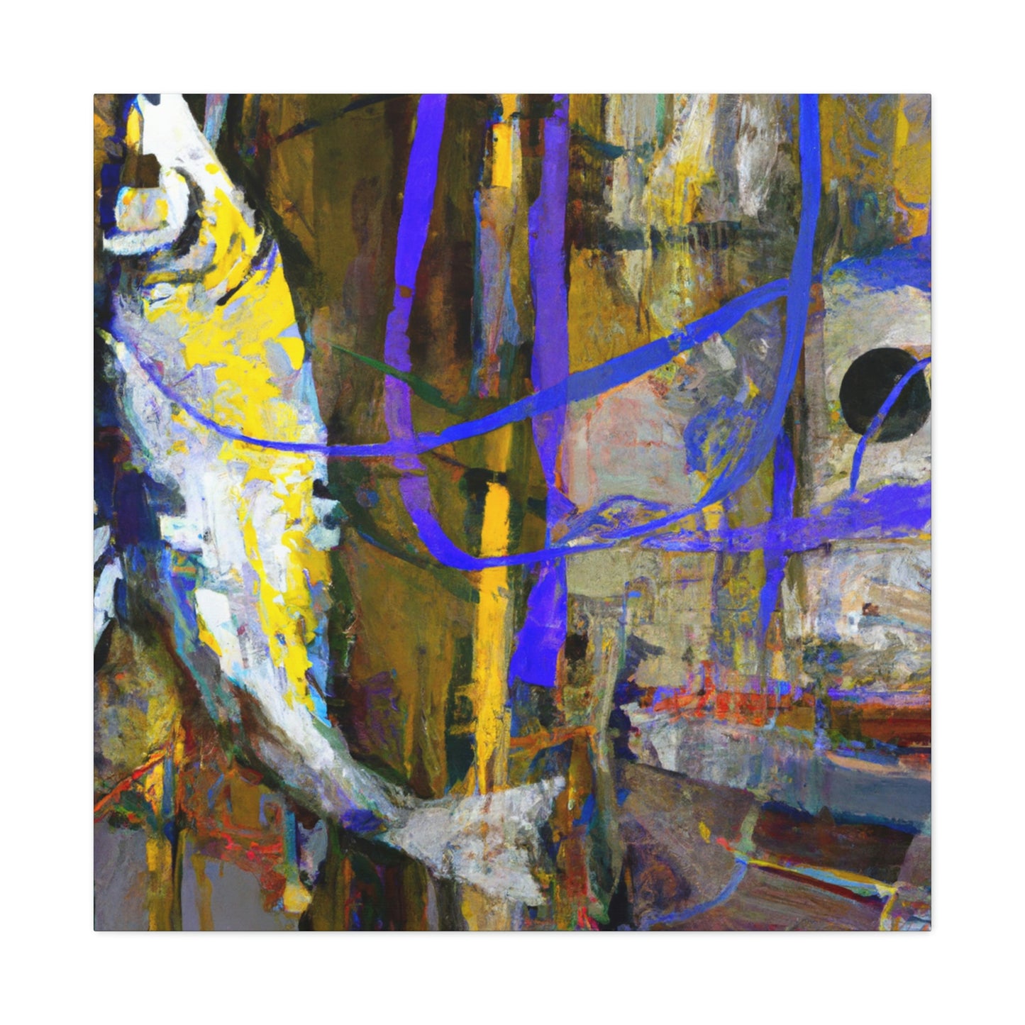 "Walleye Dance of Color" - Canvas