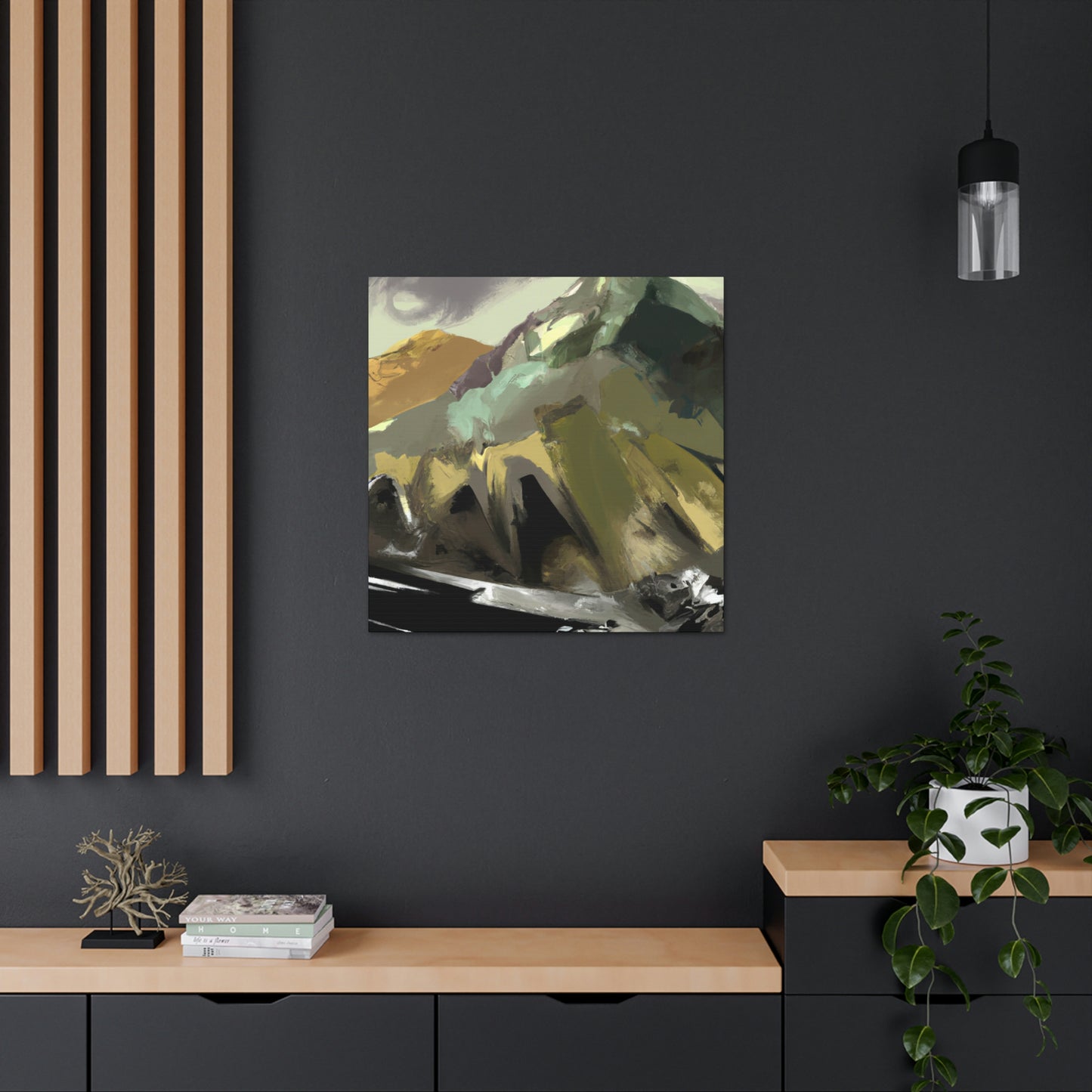 "Mountain Serenity Vision" - Canvas