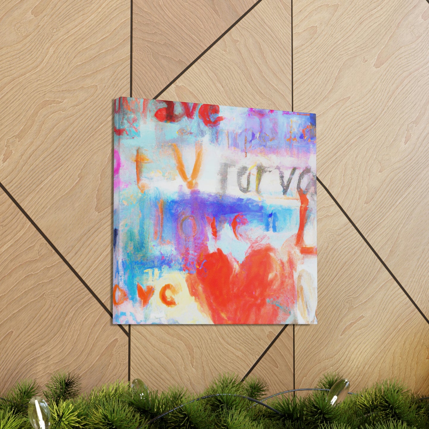 Love Letters in Hues - Canvas