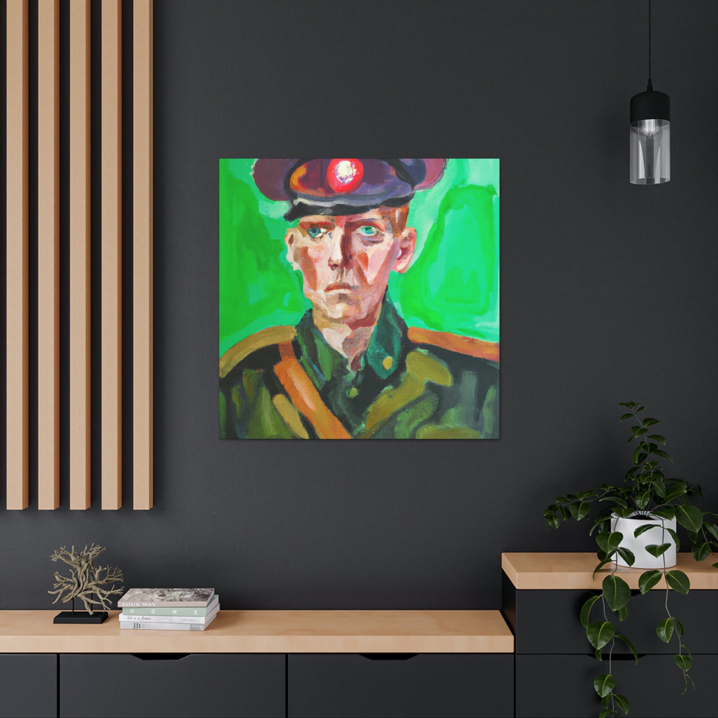 "Supply Sergeant Fauvism" - Canvas