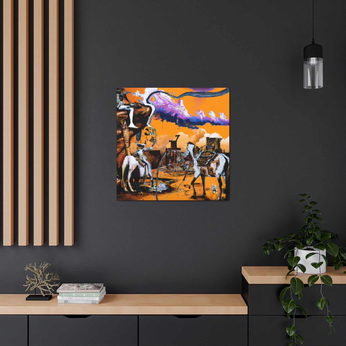 "Western Landscape Vistas" - Canvas