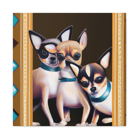 "Chihuahua- Art Deco Dream" - Canvas