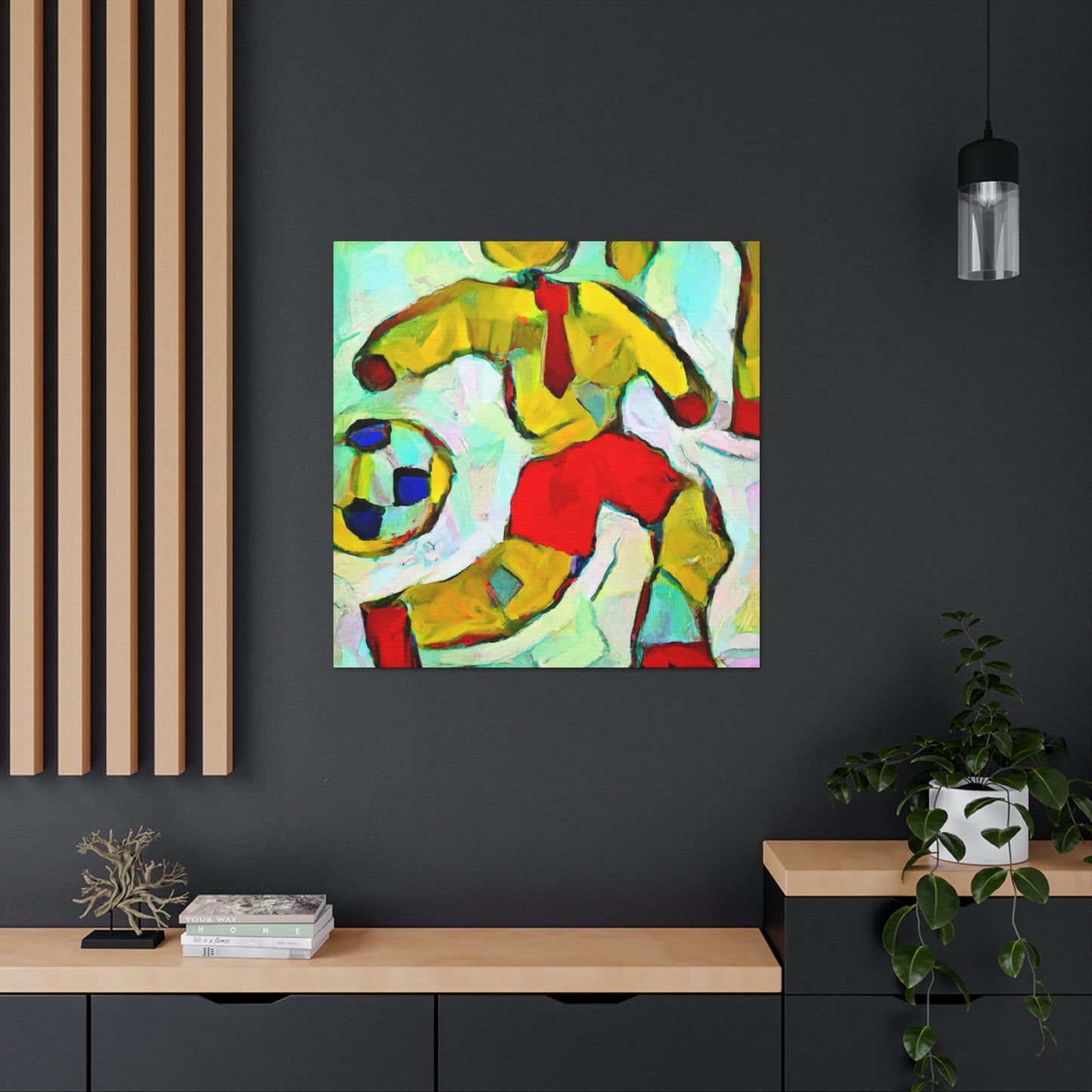 Soccer in Motion Vibe - Canvas