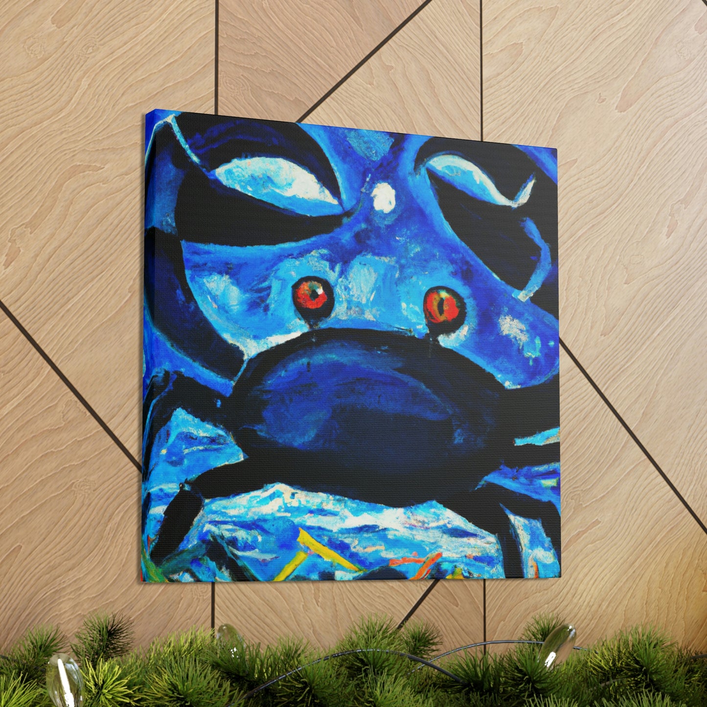 Crab March Expressionism - Canvas