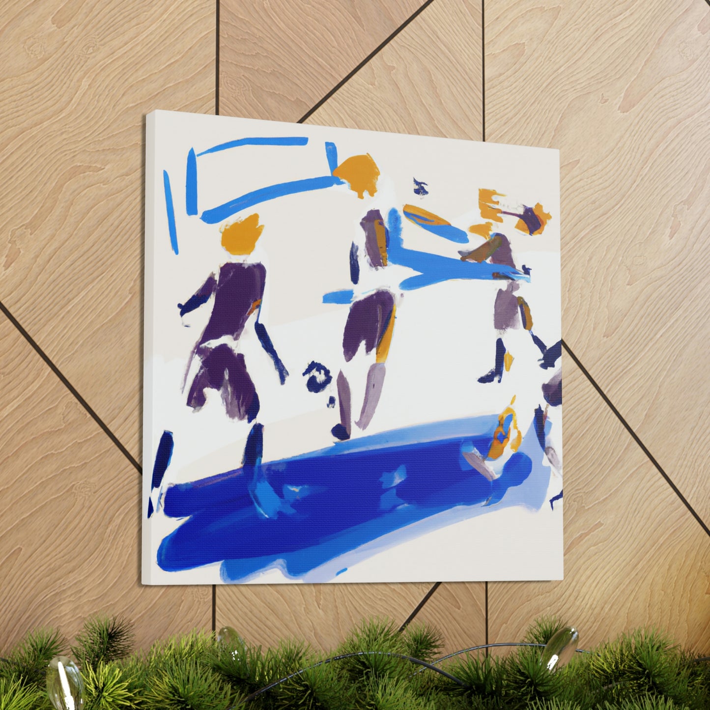 Soccer in Simplicity - Canvas