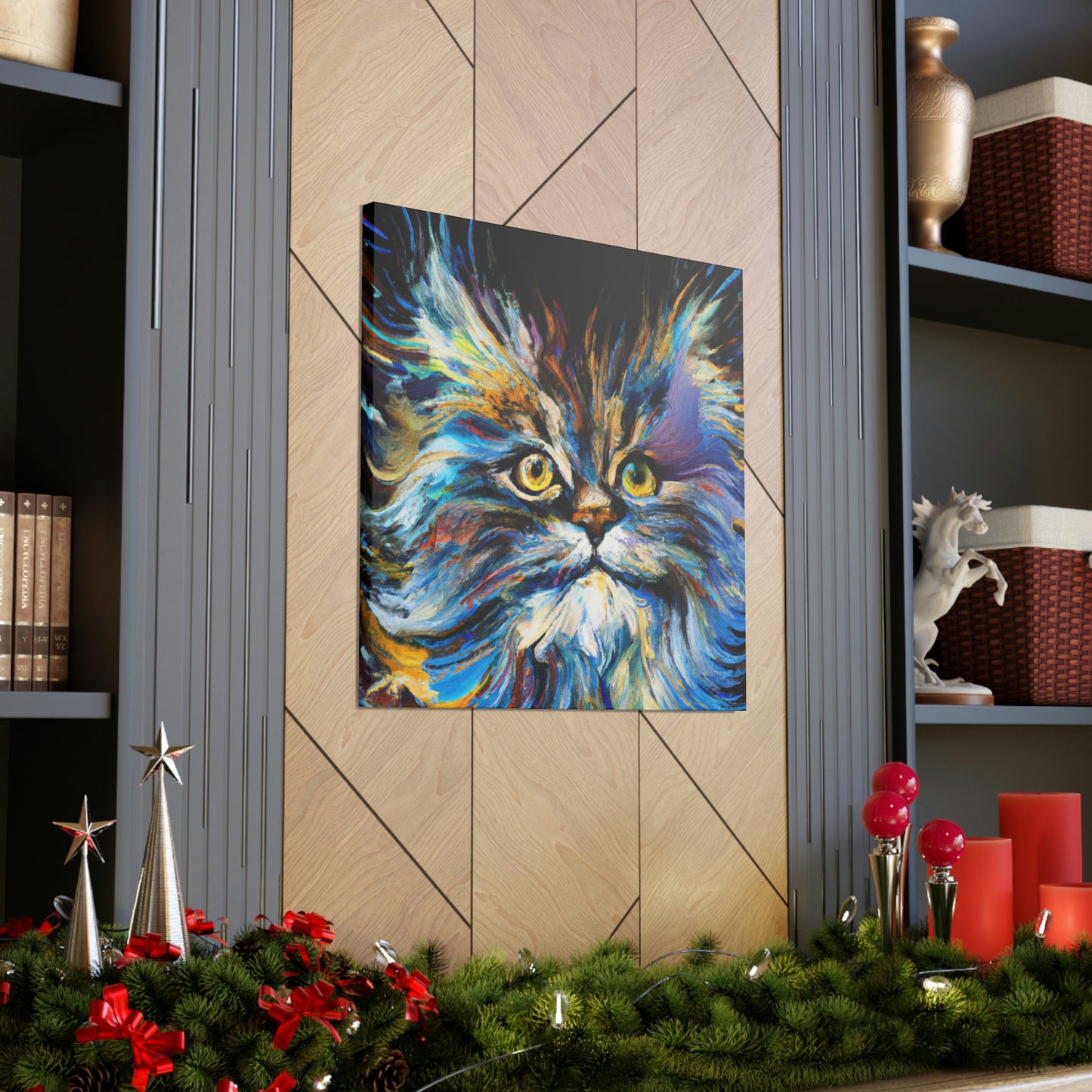 Maine Coon Expressionism - Canvas