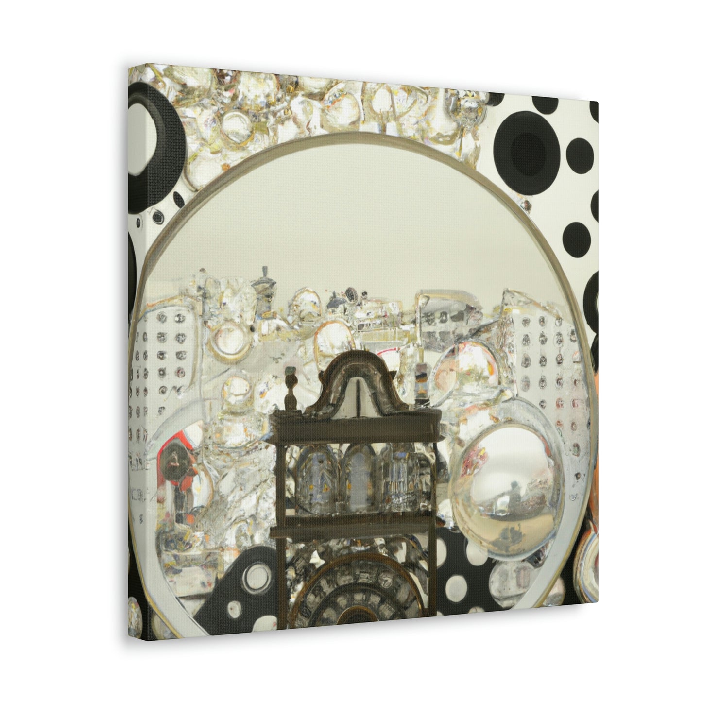 "Victorian Steampunk Scene" - Canvas