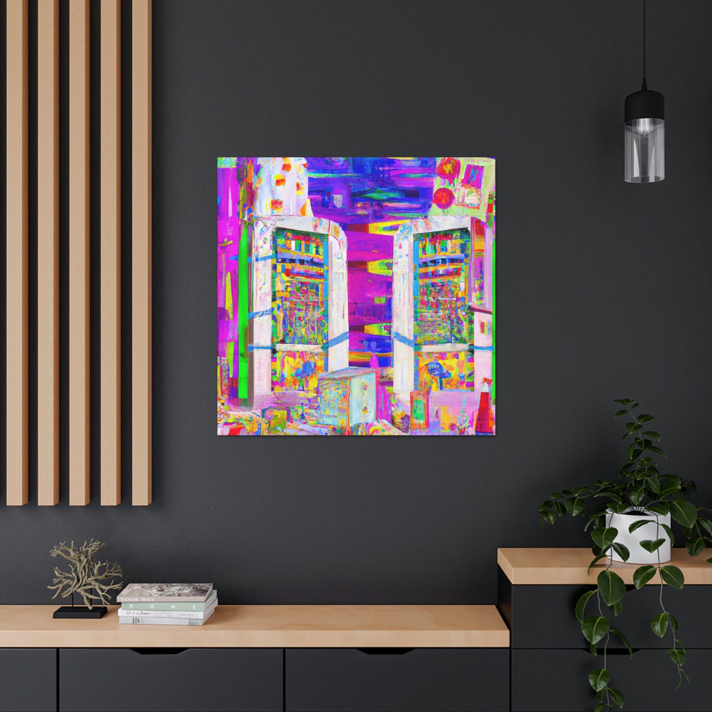 "Servers in Fauvism" - Canvas