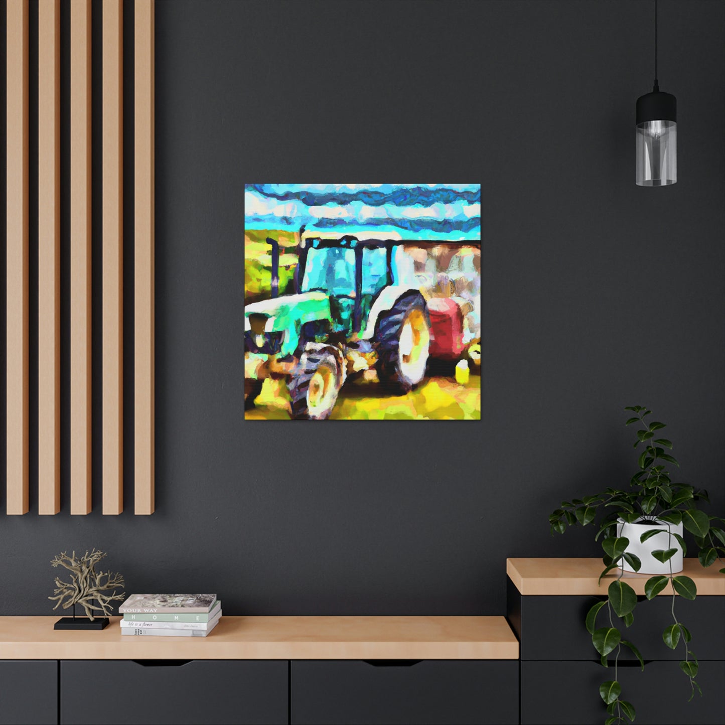 A Tractor's Endurance - Canvas