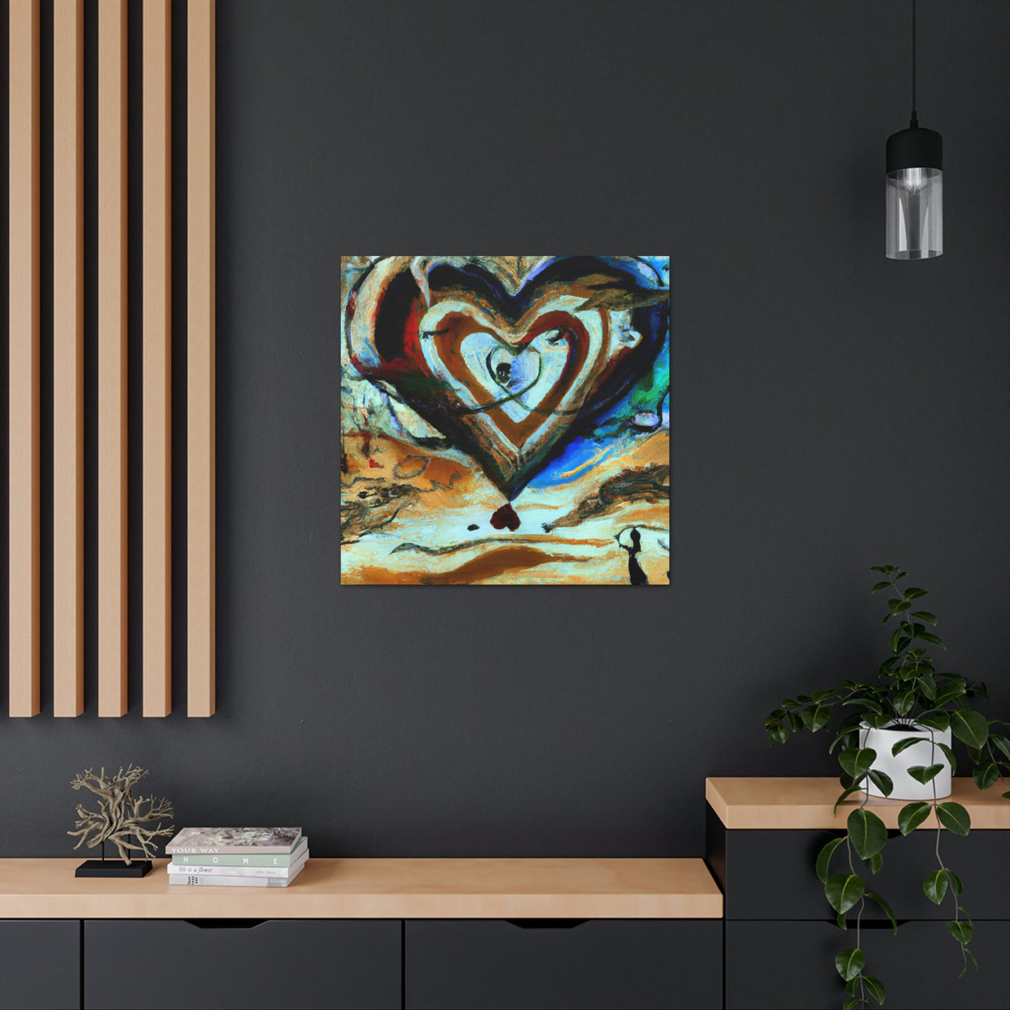 "Ode to the Heart - Canvas"