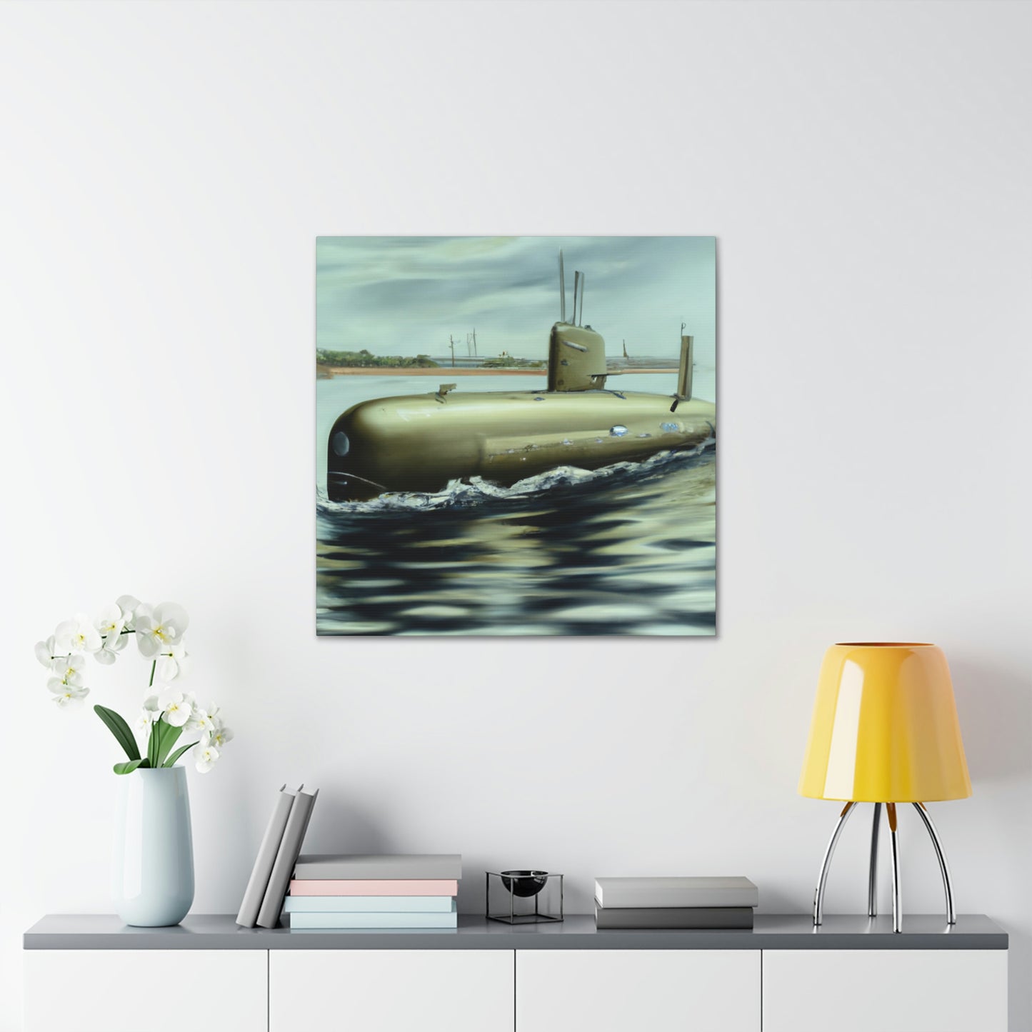 "Depth of Submarine Life" - Canvas