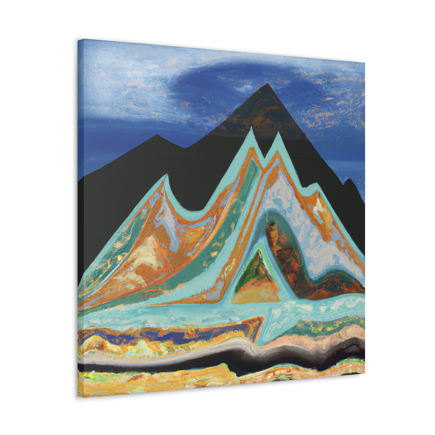 Mountain Mystique Painting - Canvas