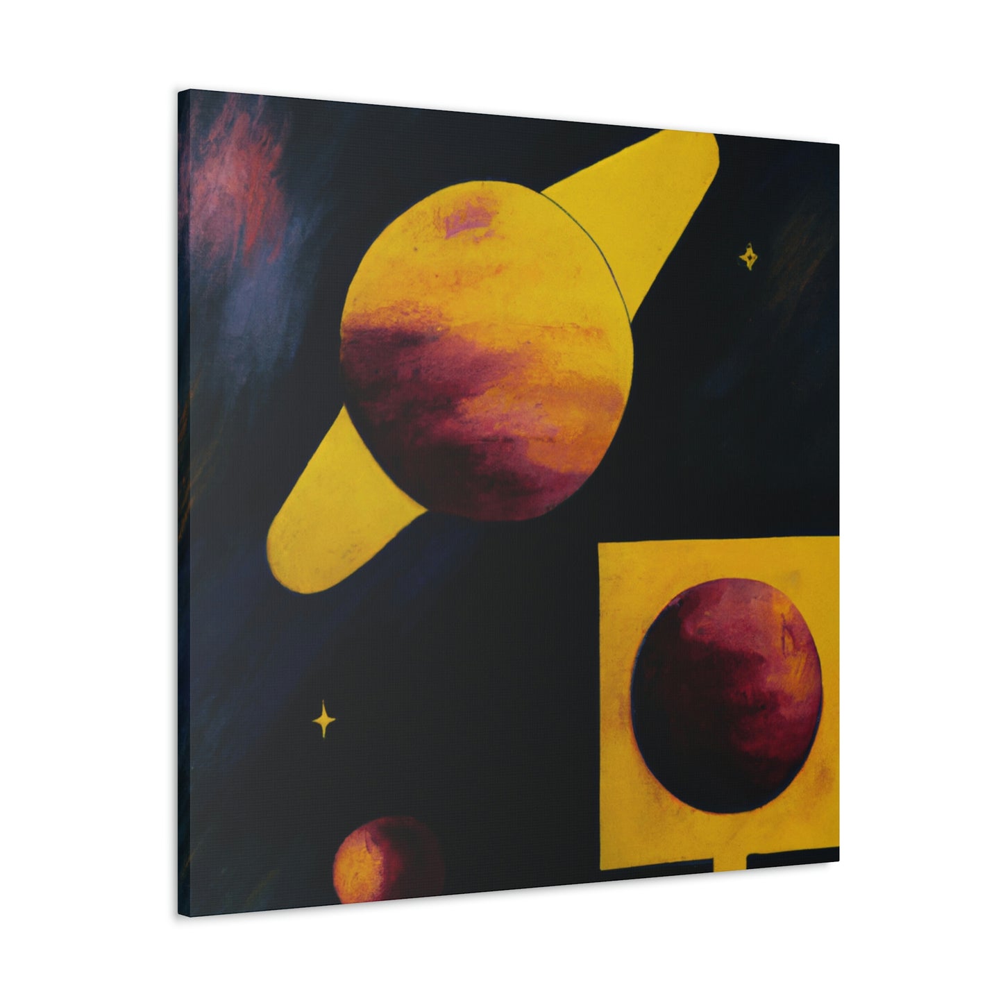 "Pluto, Planetary Enigma" - Canvas