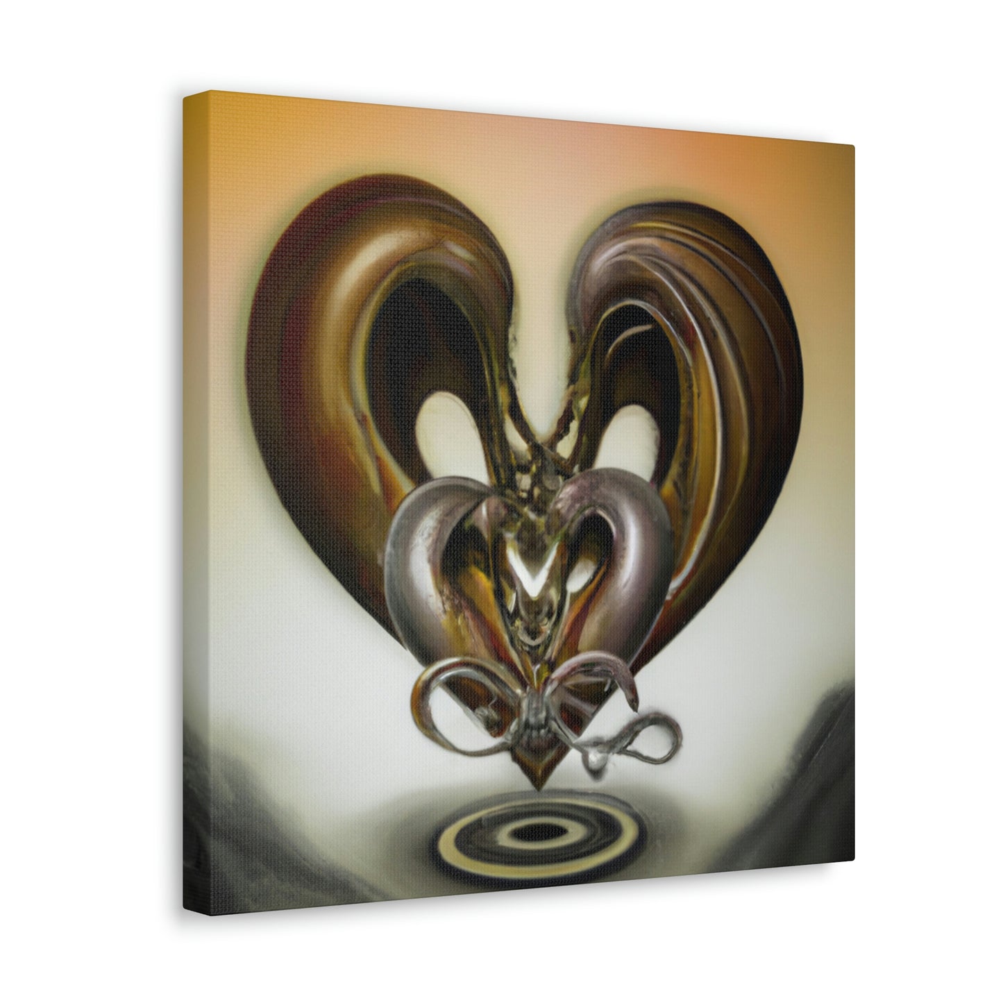 Intertwined Hearts Unite - Canvas