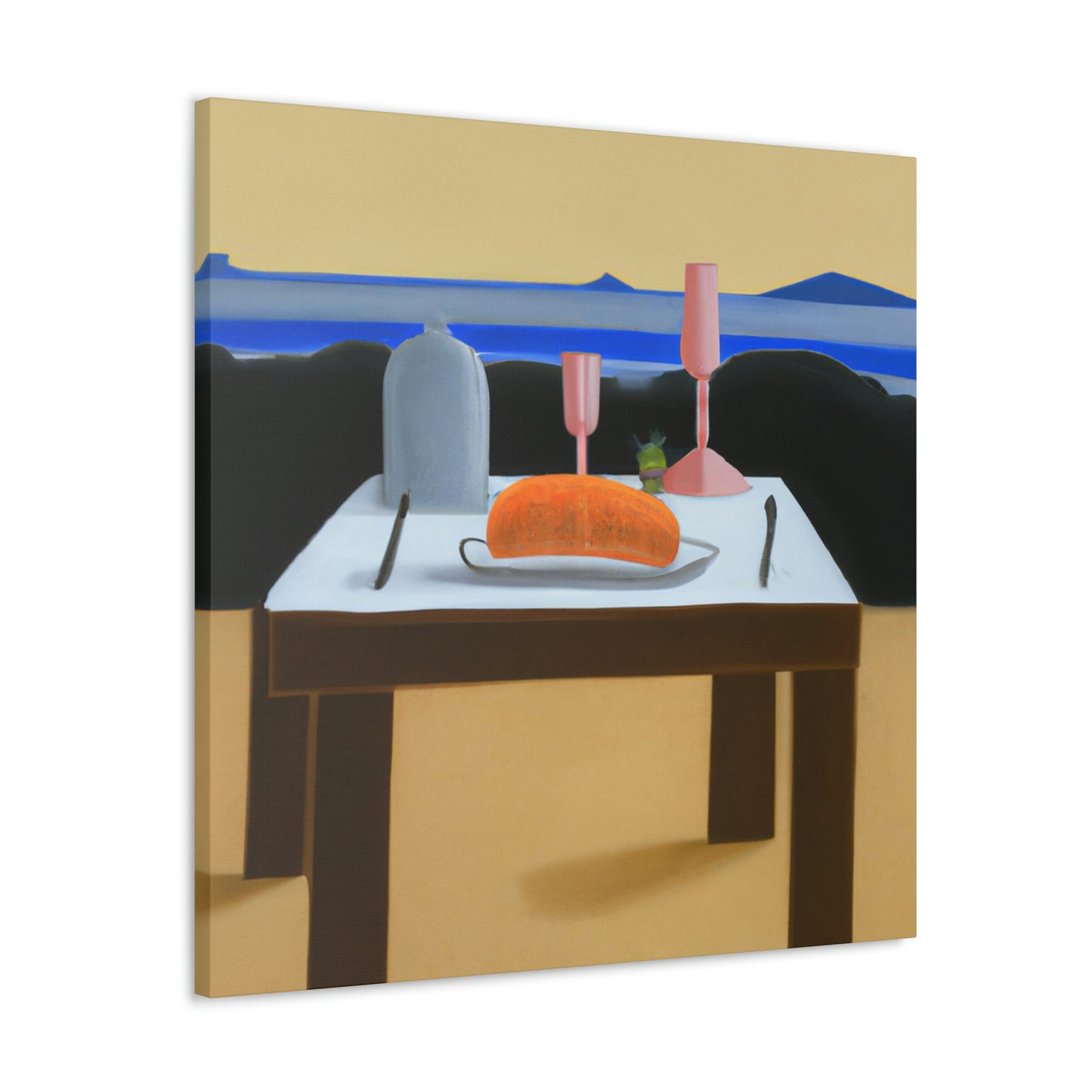 "Dinner Set Minimalism" - Canvas