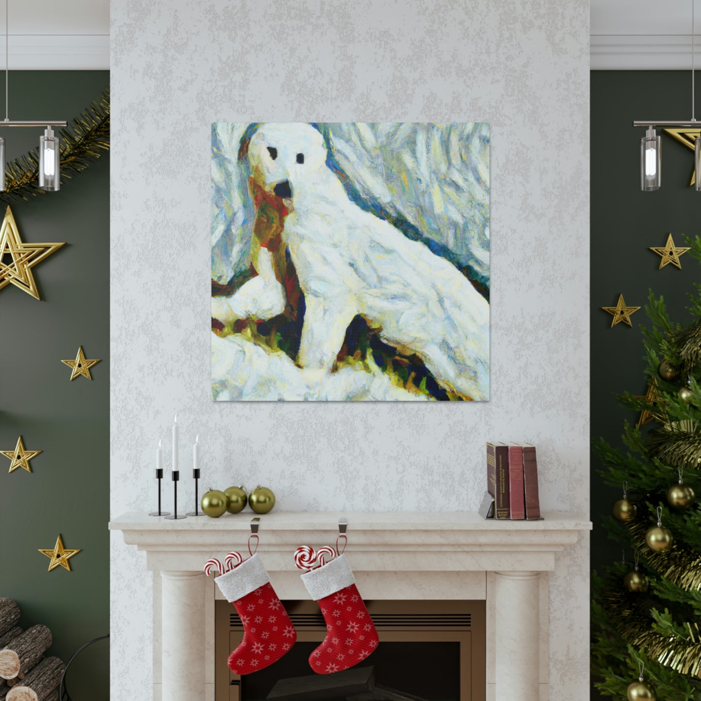 "Ermine's Majestic Splendor" - Canvas