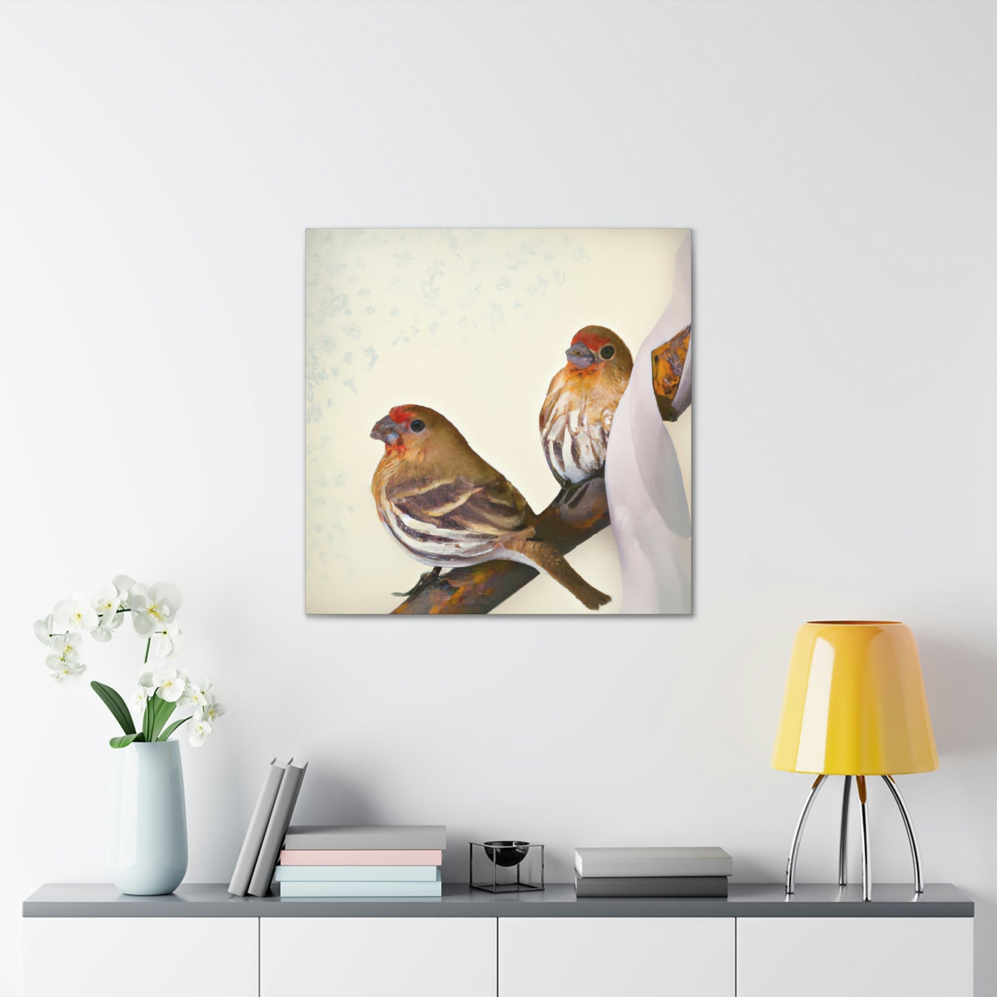 "Finch Home in Deco" - Canvas