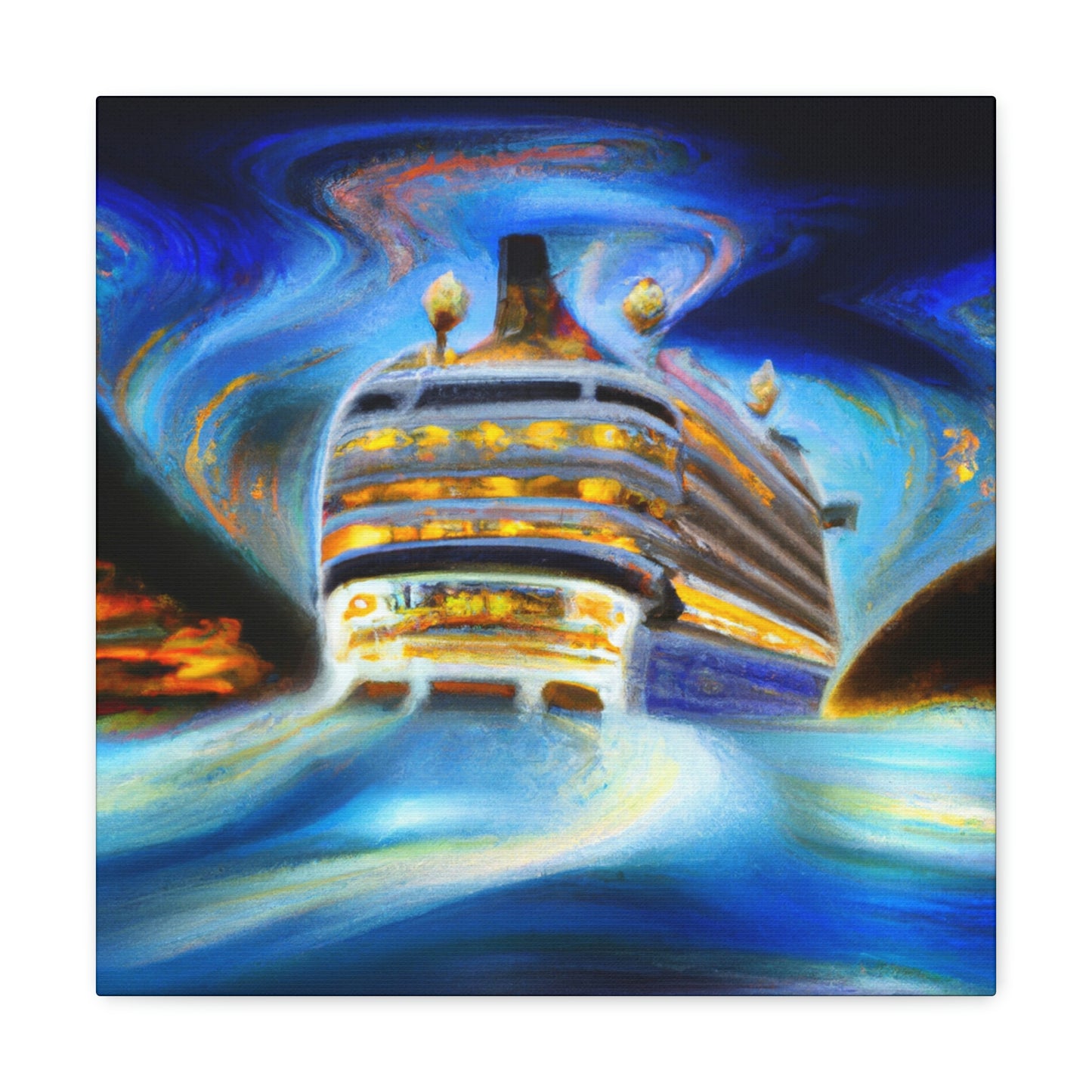 "Cruise Ship Surreality" - Canvas