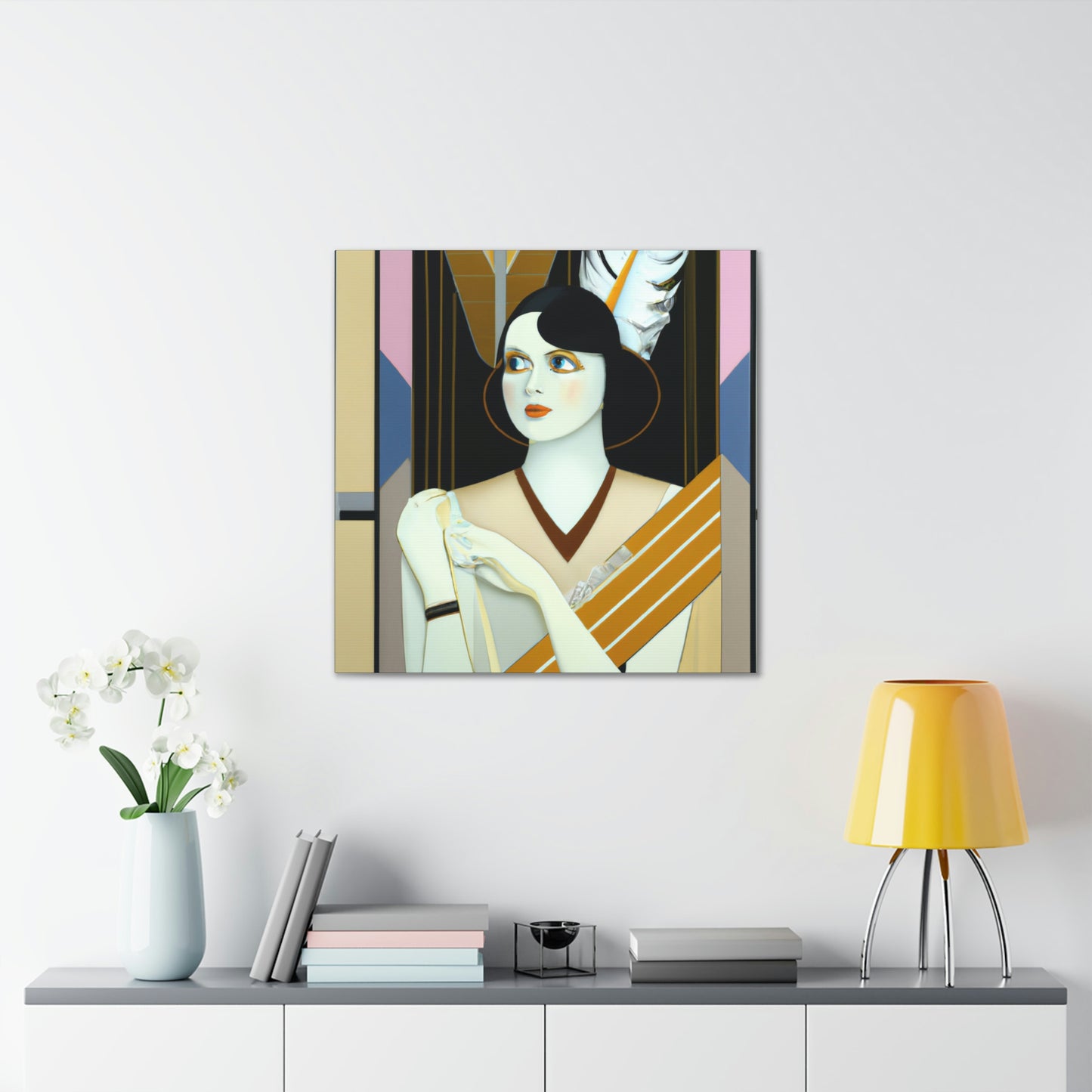 "Colonial Art Deco Dream" - Canvas