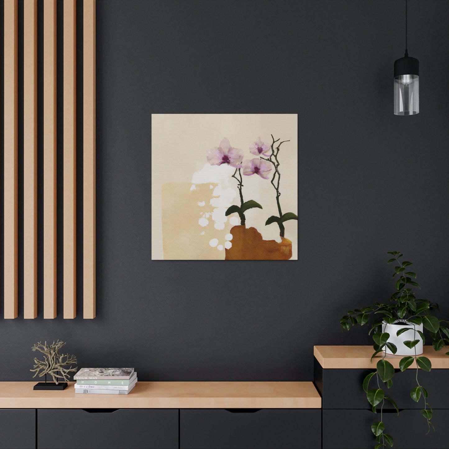 "Orchid In Movement" - Canvas